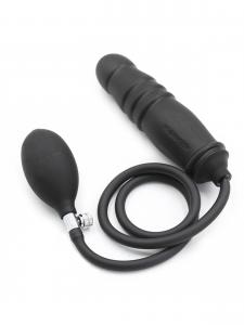 Rude Rider Inflatable Dildo Plug Silicon e Black