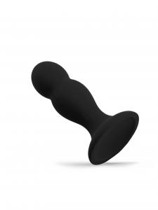 Rude Rider Sparkling Anal Plug Small Bla ck