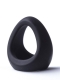 Rude Rider Waterdrop Silicone Ring Black