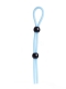 Rude Rider Long Hog Tie Light Bue