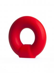 Rude Rider Knob Silicone Ring Red
