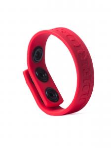 Rude Rider Silicone Cock Strap Red